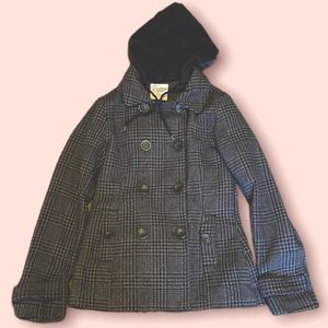 ✨ZUMIEZ EMPYRE✨ pea coat/hoodie jacket - small